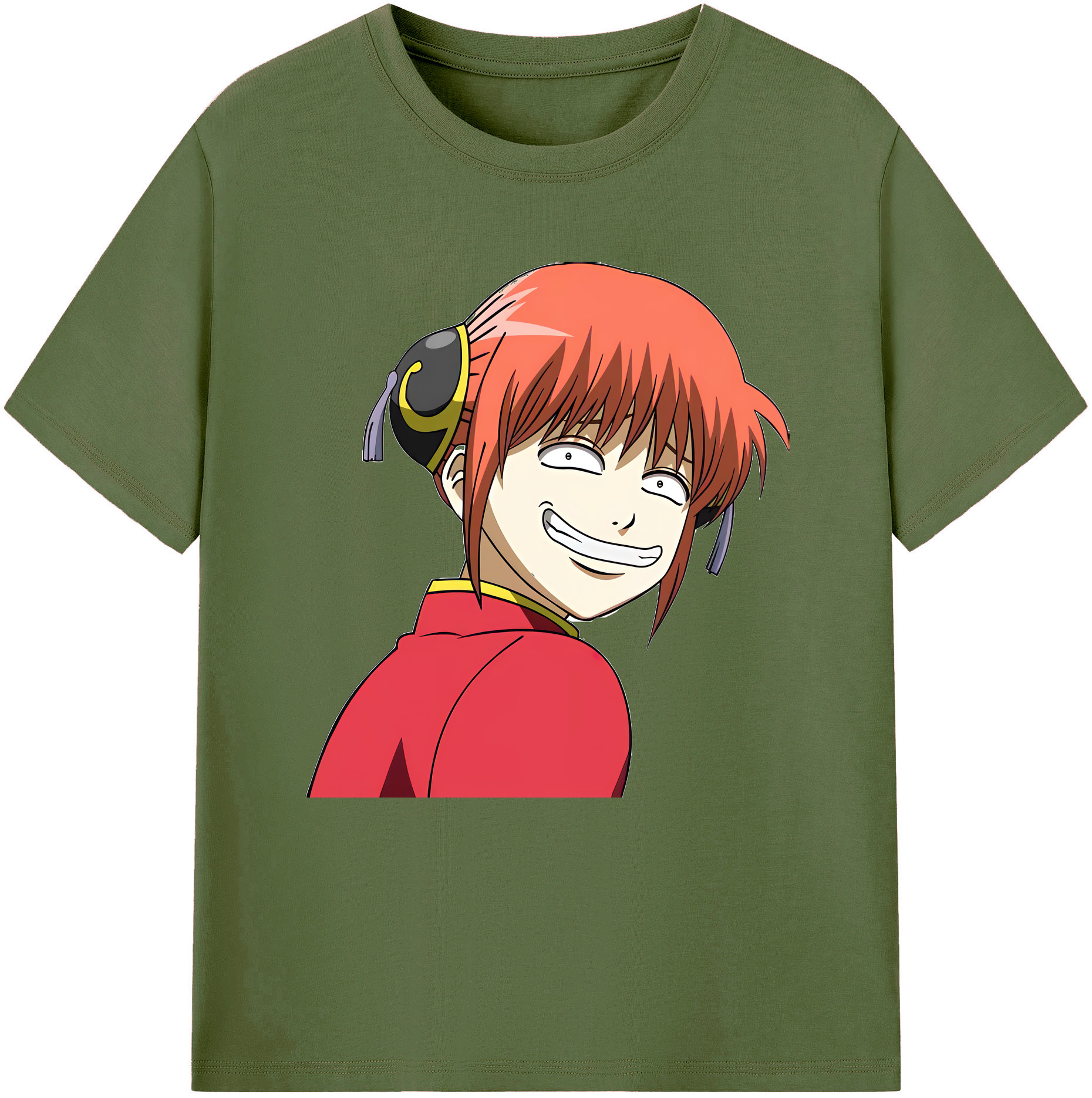 （画像用） ぎんたま 坂田銀時（さかたぎんとき） 神楽 志村新八（しむら しんぱち） GINTAMA Sakata Gintoki Kagura Shimura Shinpachi 綿100％半袖Tシャツ（フロントプリント）